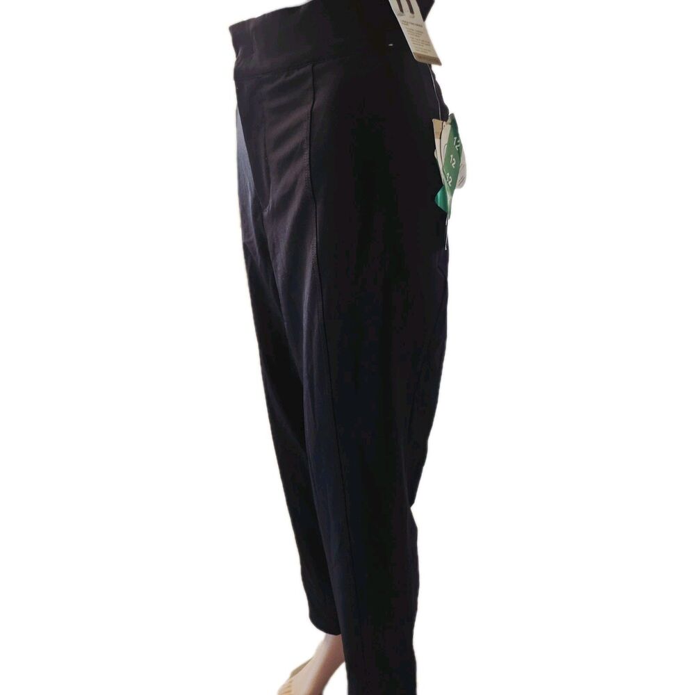 NWT Mondetta Lined Tailored Straight Leg Black Pants Size 12 - Picture 4 of 7